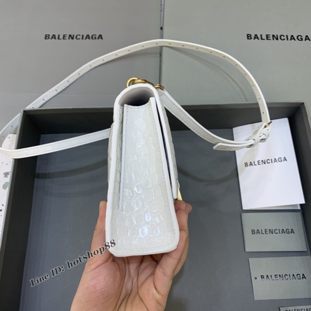 Balenciaga專櫃爆款沙漏包肩背女包 巴黎世家沙漏鏈條斜挎包 fyj1287